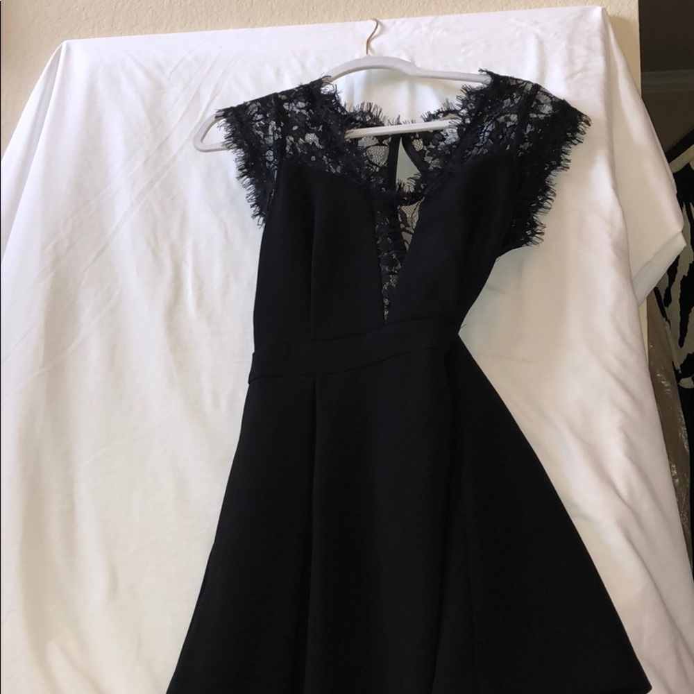 BCBG Lace topped dress